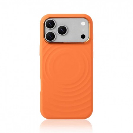 Чехол Wave Case MagSafe для iPhone 15 Pro силиконовый оранжевый
