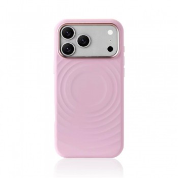 Чехол Wave Case MagSafe для iPhone 16 Pro силиконовый розовый