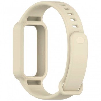 Ремешок силиконовый для Xiaomi Mi Band 9 Active спортивный, цвет Stone