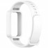 Ремешок силиконовый для Xiaomi Mi Band 9 Sport Band белый, влагостойкий, регулируемый