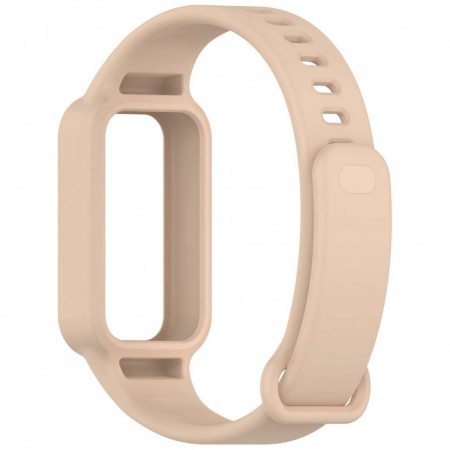 Ремешок силиконовый для Xiaomi Mi Band 9 Active розовый песок, спортивный