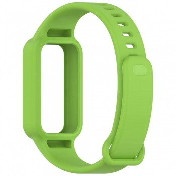 Ремешок силиконовый для Xiaomi Mi Band 9 спортивный неоново-зеленый