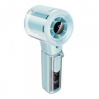 Портативный мини вентилятор Hoco HX614 Blue
