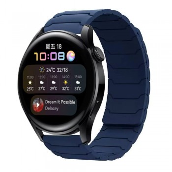 Ремешок для часов Armor Magnetic Band универсальный 22 мм магнитный темно-синий