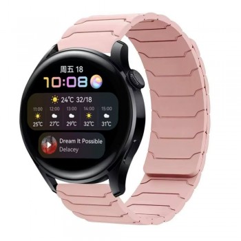 Ремешок для часов Armor Magnetic Band универсальный 22 мм магнитный розовый