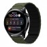 Ремешок для часов Armor Magnetic Band универсальный 22 мм армейский зеленый/черный
