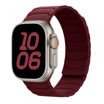 Ремешок для часов Armor Magnetic Band Apple Watch 38/40/41 мм бордовый магнитный