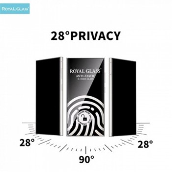Захисне скло Royal Glass Samsung S26 Ultra Privacy 0.15мм чорне