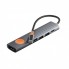 USB-C хаб 7 в 1 WiWU Travelling Wi-HB007 с кардридером и HDMI