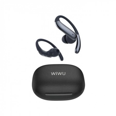 Бездротові навушники Bluetooth WiWU O502 з зарядним кейсом чорні