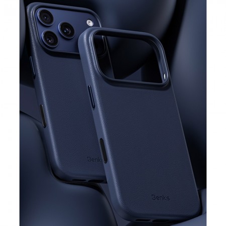 Чехол Benks VitaPro для iPhone 17 Pro Max магнитный синий, защита камеры