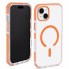 Прозрачный чехол MagSafe Vibe Case для iPhone 13/14 оранжевый