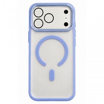 Матовый чехол Rock Guard Touch с MagSafe и металлической рамкой камеры для iPhone 18 Pro синий
