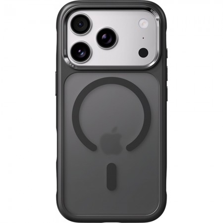 Матовий чохол Rock Guard Touch з MagSafe і металевою рамкою камери для iPhone 18 Pro Max чорний