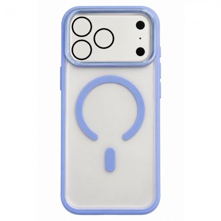 Матовый чехол Rock Guard Touch с MagSafe и металлической рамкой камеры для iPhone 18 Pro Max синий