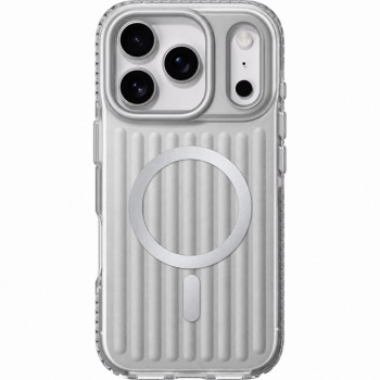 Чехол Rock Iridescent с MagSafe для iPhone 18 Pro Max серый перламутровый Чехол Rock Iridescent с MagSafe для iPhone 18 Pro Max серый перламутровый