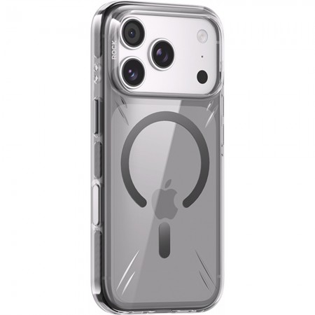 TPU чохол Rock Crystal Anti-drop Series з MagSafe для iPhone 18 Pro Max, червоний