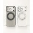 Прозорий чохол Rock Crystal Classic Rotating з кільцем-підставкою для iPhone 18 Pro Max сірий