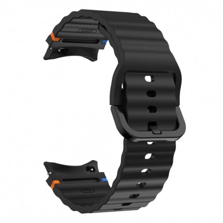 Силіконовий ремінець для Samsung Galaxy Watch Ultra 7/8, чорний