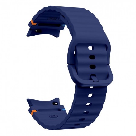 Силіконовий ремінець для Samsung Galaxy Watch Ultra 7/8, темно-синій