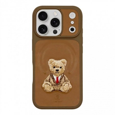 Кожаный чехол Polo Everley для iPhone 17 Pro Max / 18 Pro Max шампань