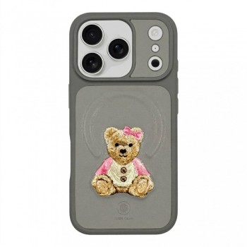 Кожаный чехол Polo Everley для iPhone 17 Pro Max / 18 Pro Max титановый