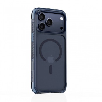 Магнітний чохол AreoGuard Pro AG-202 для iPhone 17 Pro / 18 Pro темно-синій