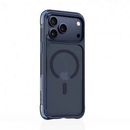 Магнітний чохол AreoGuard Pro AG-202 для iPhone 17 Pro / 18 Pro темно-синій