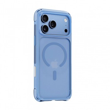 Магнітний чохол AreoGuard Pro AG-202 для iPhone 17 Pro Max / 18 Pro Max блакитний