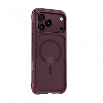 Магнітний чохол AreoGuard Pro AG-202 для iPhone 17 Pro Max / 18 Pro Max темно-вишневий