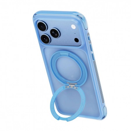 Магнітний чохол AreoGuard Ultra AG-203 для iPhone 17 Pro / 18 Pro блакитний