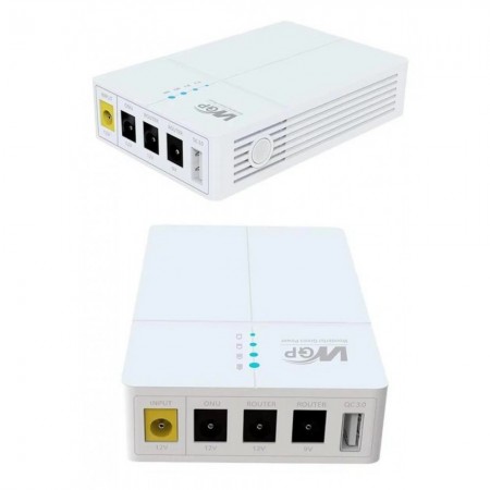 ДБЖ для роутера та модема WGP Optima DC UPS 13500 мА·год, 27 Вт, вихід 12 В