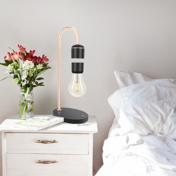 Антигравітаційний настільний світильник iOX левітуюча декоративна лампа світильник нічник в стилі Лофт 7-11-XX Gold Золотий