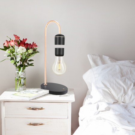 Антигравітаційний настільний світильник iOX левітуюча декоративна лампа світильник нічник в стилі Лофт 7-11-XX Gold Золотий