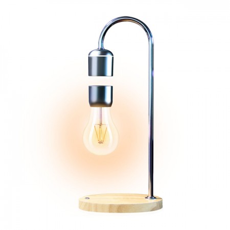 Антигравітаційний настільний світильник iOX левітуюча декоративна лампа світильник нічник в стилі Лофт 7-13-XX Silver Срібний